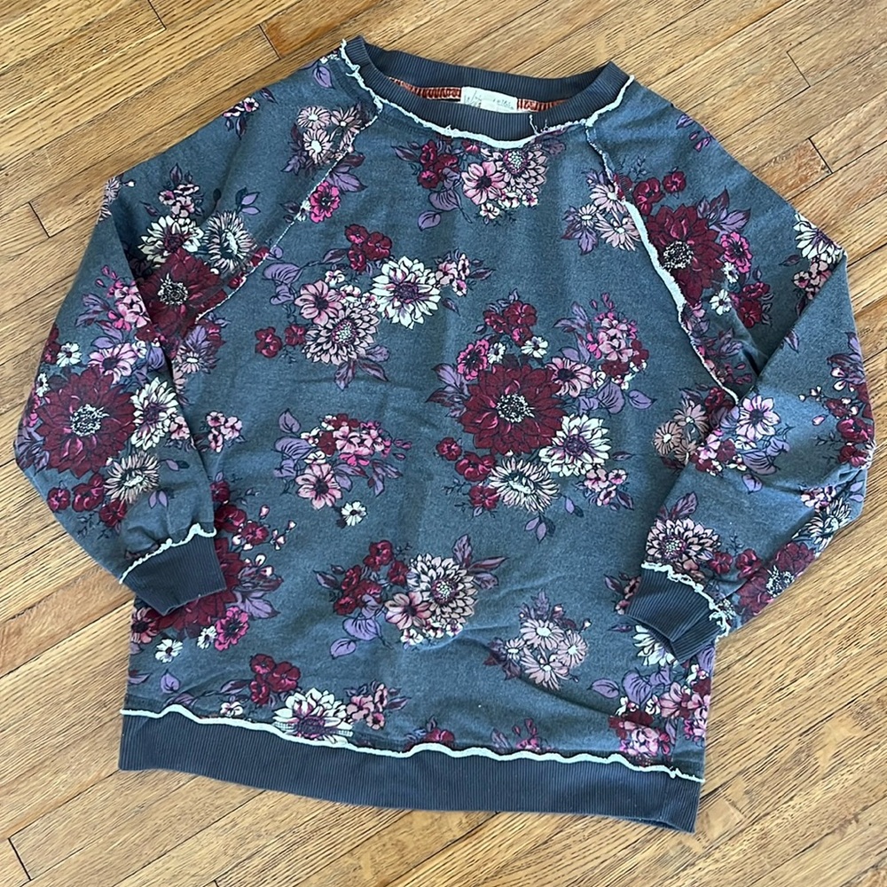 West Coast floral sweatshirt
